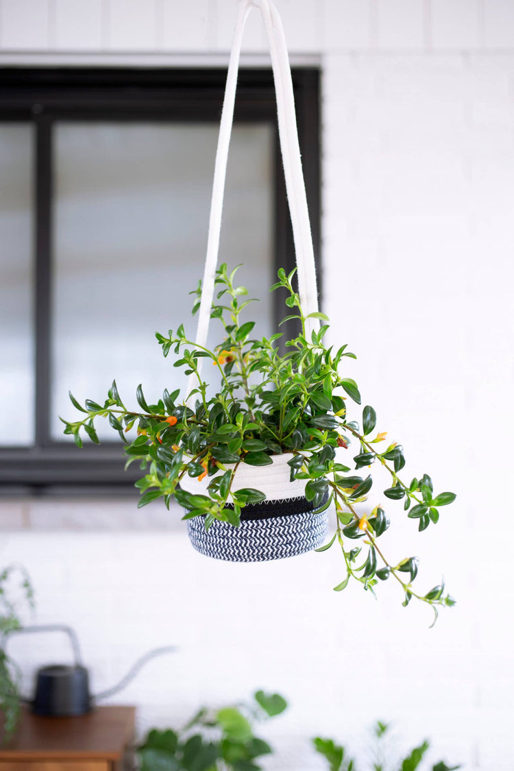 COTTON HANGING PLANTER