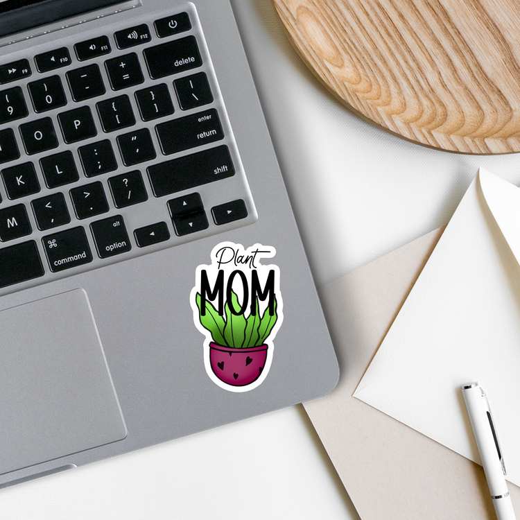 Plant Mom Vinyl Sticker | 3": No