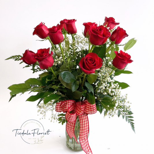 1 Dozen Red Roses